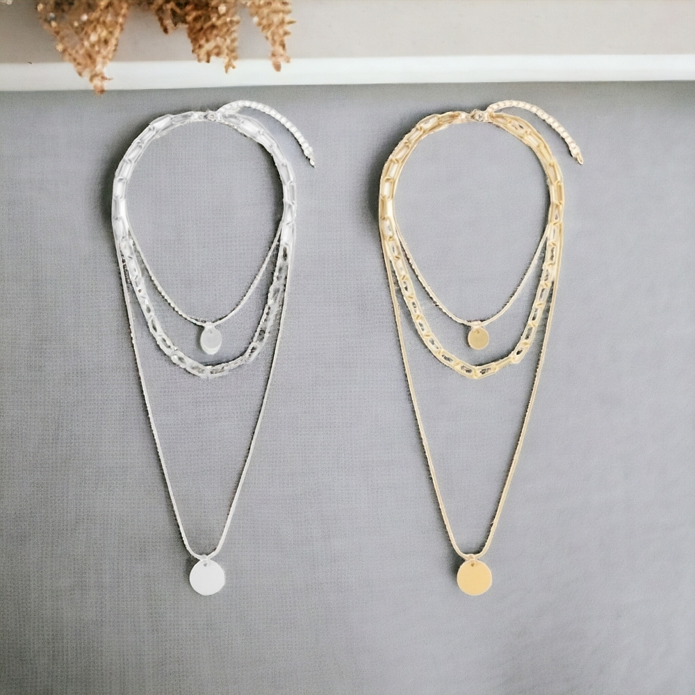 76877 Layered Chain Necklace